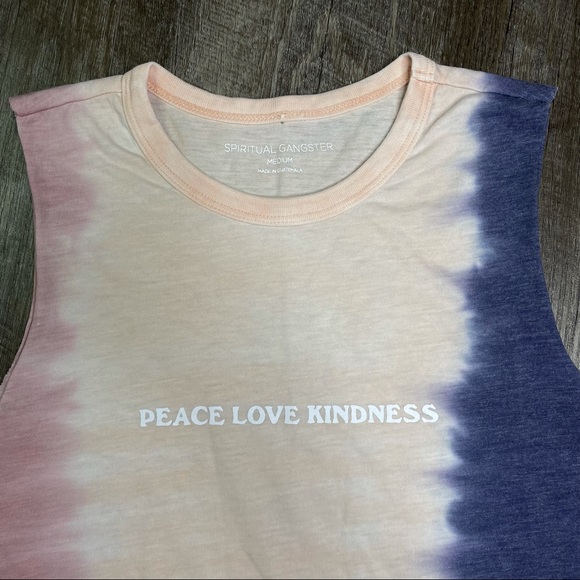 Spiritual Gangster Tie Dye Tank Top Size Medium - Picture 4 of 11